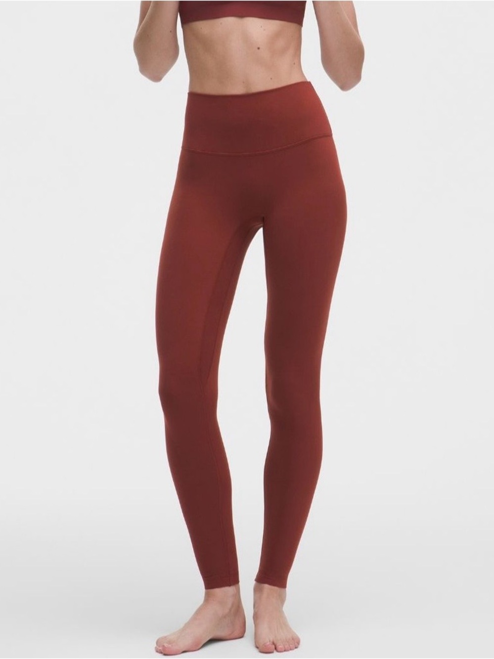 lululemon athletica High-Rise Leggings in Deep Rust